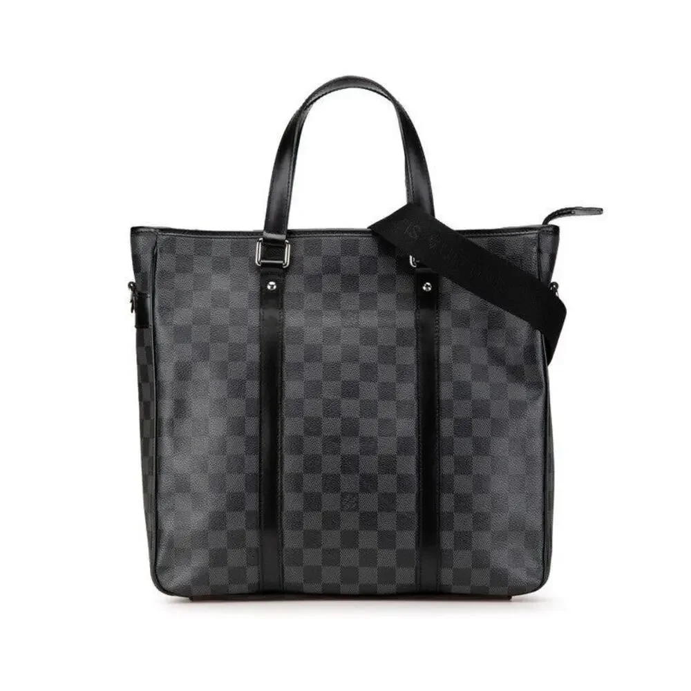 Louis Vuitton Damier Graphite Tadao PM Handbag Black